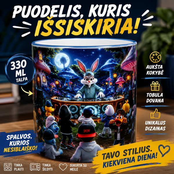DJ Zuikutis – stebuklingo miško puodelis 330 m